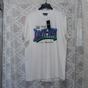 NWT The Hundreds Drive Thru Theater White T-shirt Men’s Size Large